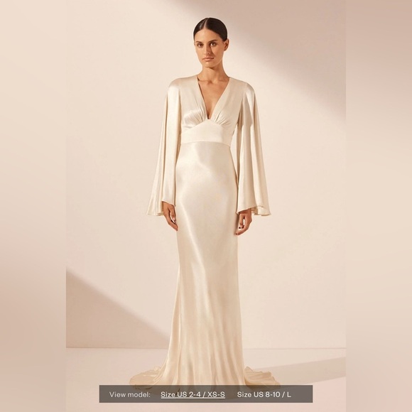 Shona Joy Dresses & Skirts - Shona Joy| La Lune Backless Maxi Dress - Cream